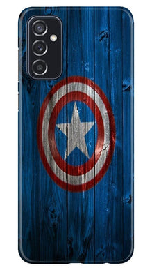 Captain America Superhero Mobile Back Case for Samsung Galaxy M52 5G  (Design - 118)