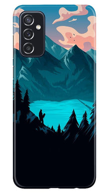 Mountains Mobile Back Case for Samsung Galaxy M52 5G (Design - 186)