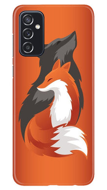 Wolf  Mobile Back Case for Samsung Galaxy M52 5G (Design - 224)