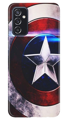 Captain America Shield Mobile Back Case for Samsung Galaxy M52 5G (Design - 250)