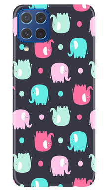 Elephant Baground Mobile Back Case for Samsung Galaxy M62 (Design - 44)