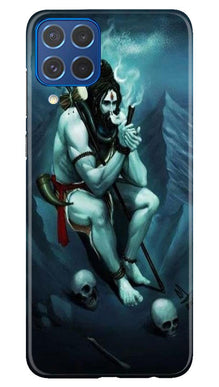 Lord Shiva Mahakal2 Mobile Back Case for Samsung Galaxy M62 (Design - 98)