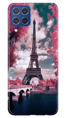 Eiffel Tower Mobile Back Case for Samsung Galaxy M62  (Design - 101)