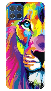 Colorful Lion Mobile Back Case for Samsung Galaxy M62  (Design - 110)