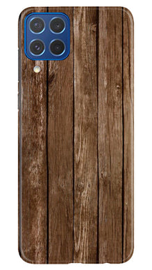 Wooden Look Mobile Back Case for Samsung Galaxy M62  (Design - 112)