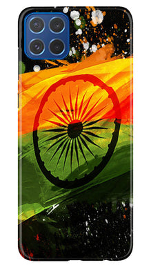 Indian Flag Mobile Back Case for Samsung Galaxy M62  (Design - 137)