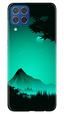 Moon Mountain Mobile Back Case for Samsung Galaxy M62 (Design - 173)