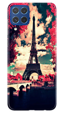 Eiffel Tower Mobile Back Case for Samsung Galaxy M62 (Design - 181)