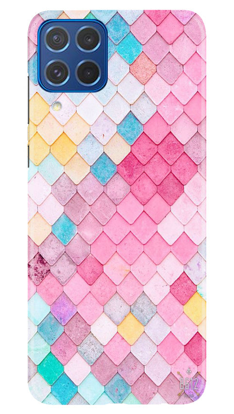 Pink Pattern Case for Samsung Galaxy M62 (Design No. 184)