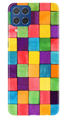 Colorful Square Mobile Back Case for Samsung Galaxy M62 (Design - 187)