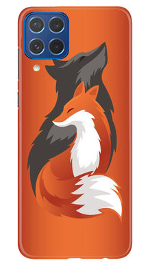 Wolf  Mobile Back Case for Samsung Galaxy M62 (Design - 193)