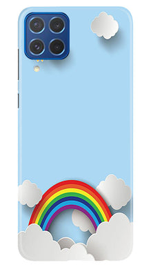 Rainbow Mobile Back Case for Samsung Galaxy M62 (Design - 194)
