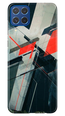 Modern Art Mobile Back Case for Samsung Galaxy M62 (Design - 200)