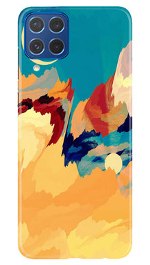 Modern Art Mobile Back Case for Samsung Galaxy M62 (Design - 205)