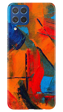 Modern Art Mobile Back Case for Samsung Galaxy M62 (Design - 206)