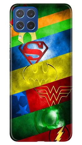 Superheros Logo Case for Samsung Galaxy M62 (Design No. 220)