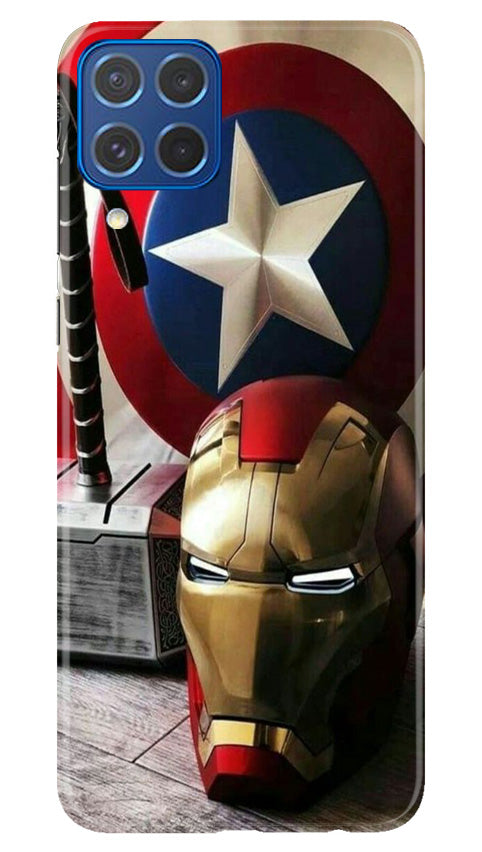 Ironman Captain America Case for Samsung Galaxy M62 (Design No. 223)