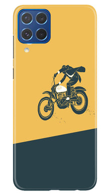 Bike Lovers Mobile Back Case for Samsung Galaxy M62 (Design - 225)