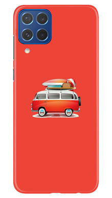 Travel Bus Mobile Back Case for Samsung Galaxy M62 (Design - 227)
