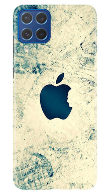 Apple Logo Mobile Back Case for Samsung Galaxy M62 (Design - 251)