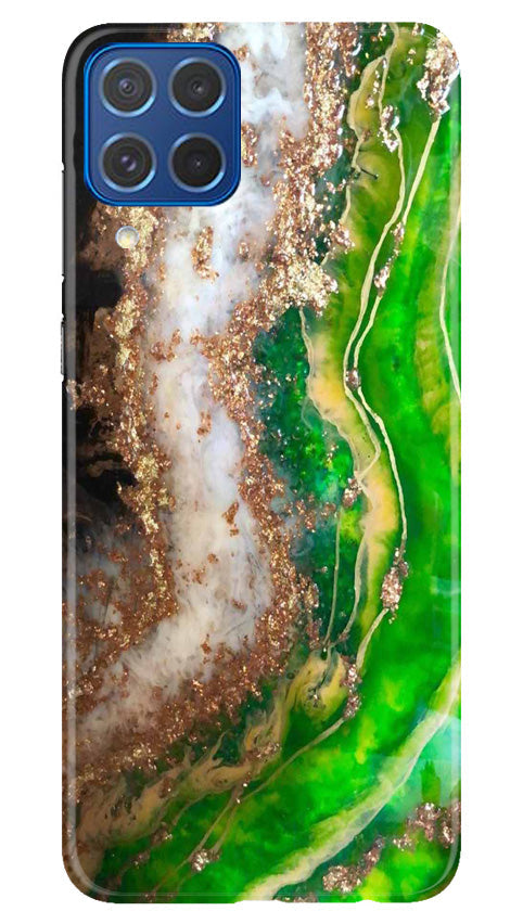 Marble Texture Mobile Back Case for Samsung Galaxy M62 (Design - 269)