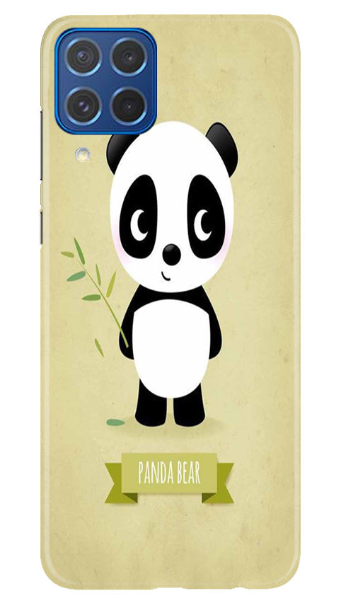 Panda Bear Mobile Back Case for Samsung Galaxy M62 (Design - 279)