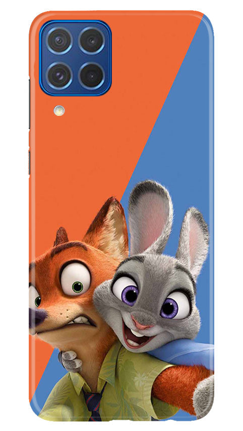Cartoon Mobile Back Case for Samsung Galaxy M62 (Design - 306)
