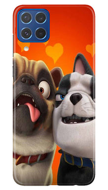 Dog Puppy Mobile Back Case for Samsung Galaxy M62 (Design - 310)