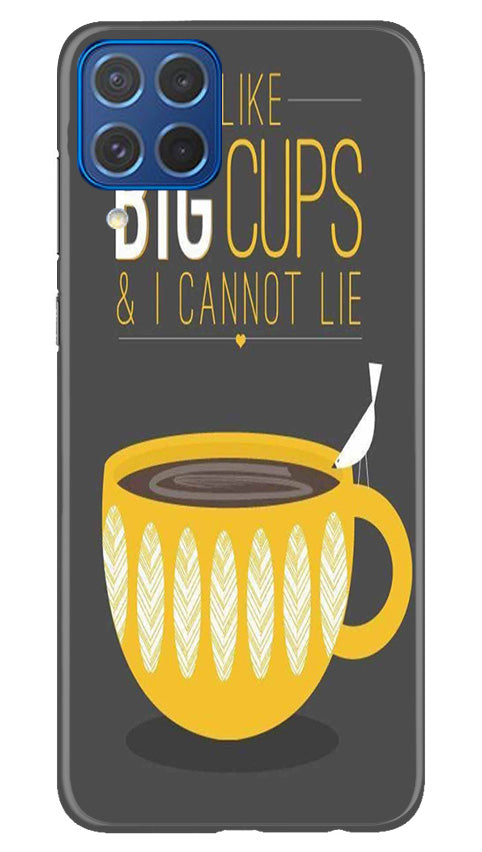 Big Cups Coffee Mobile Back Case for Samsung Galaxy M62 (Design - 312)