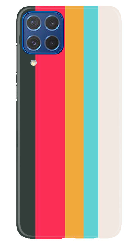 Color Pattern Mobile Back Case for Samsung Galaxy M62 (Design - 328)