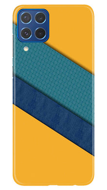Diagonal Pattern Mobile Back Case for Samsung Galaxy M62 (Design - 329)