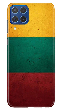 Color Pattern Mobile Back Case for Samsung Galaxy M62 (Design - 333)