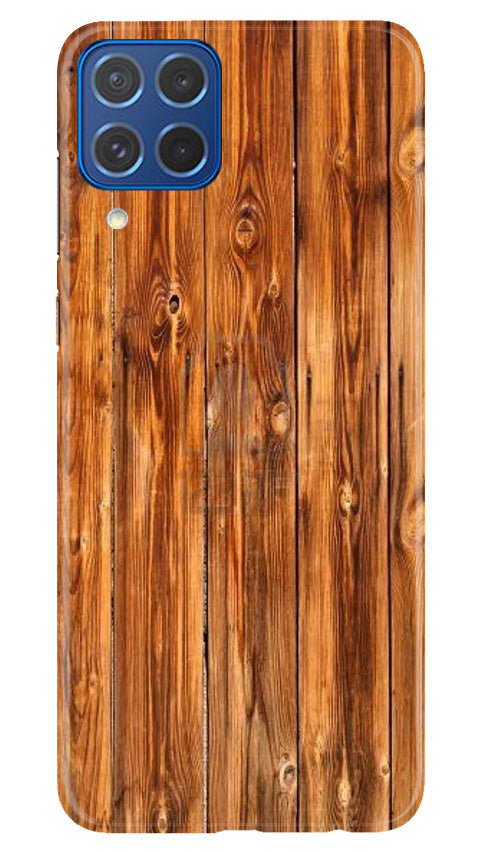 Wooden Texture Mobile Back Case for Samsung Galaxy M62 (Design - 335)