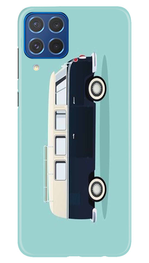 Travel Bus Mobile Back Case for Samsung Galaxy M62 (Design - 338)
