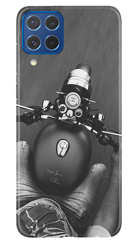 Royal Enfield Mobile Back Case for Samsung Galaxy M62 (Design - 341)
