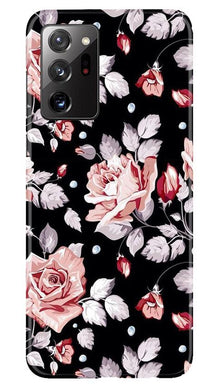 Pink rose Mobile Back Case for Samsung Galaxy Note 20 (Design - 12)