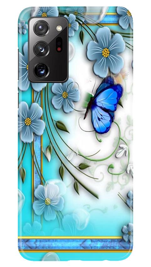 Blue Butterfly Case for Samsung Galaxy Note 20 Ultra
