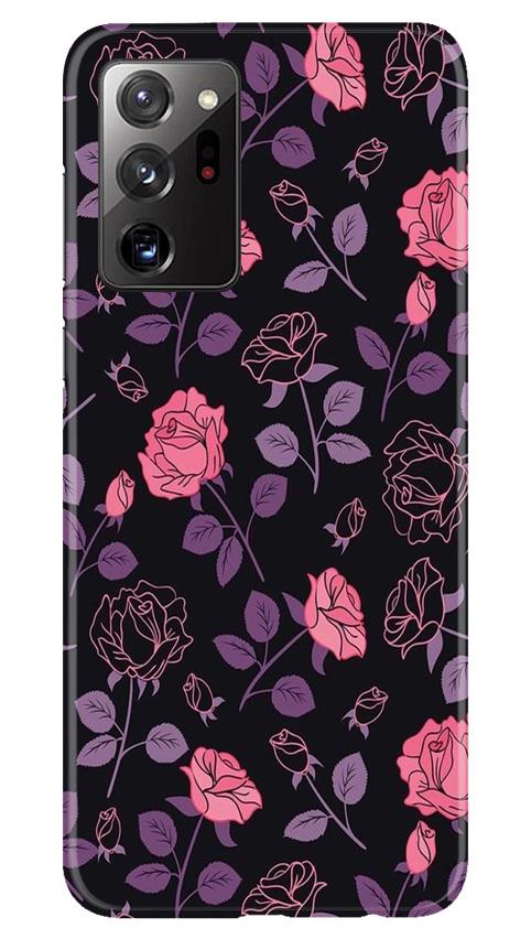Rose Black Background Case for Samsung Galaxy Note 20 Ultra