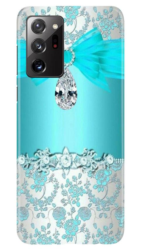 Shinny Blue Background Case for Samsung Galaxy Note 20