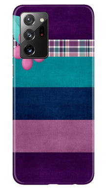 Purple Blue Mobile Back Case for Samsung Galaxy Note 20 (Design - 37)