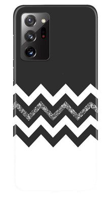 Black white Pattern2Mobile Back Case for Samsung Galaxy Note 20 Ultra (Design - 83)