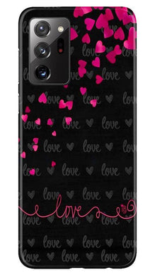 Love in Air Mobile Back Case for Samsung Galaxy Note 20 (Design - 89)