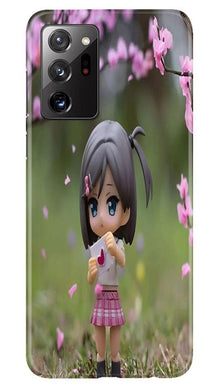 Cute Girl Mobile Back Case for Samsung Galaxy Note 20 (Design - 92)