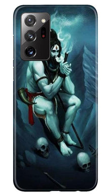 Lord Shiva Mahakal2 Mobile Back Case for Samsung Galaxy Note 20 Ultra (Design - 98)