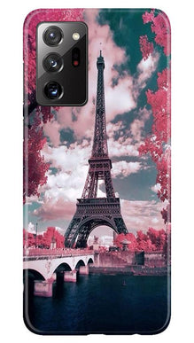 Eiffel Tower Mobile Back Case for Samsung Galaxy Note 20  (Design - 101)