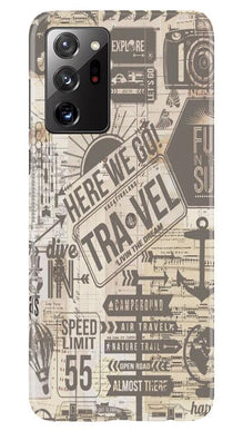 Travel Mobile Back Case for Samsung Galaxy Note 20  (Design - 104)