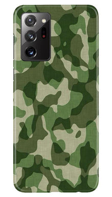 Army Camouflage Mobile Back Case for Samsung Galaxy Note 20  (Design - 106)
