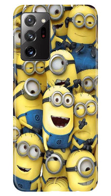 Minions Mobile Back Case for Samsung Galaxy Note 20  (Design - 127)