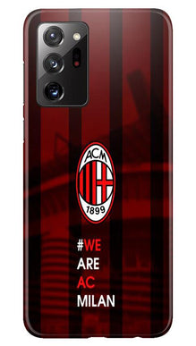 AC Milan Mobile Back Case for Samsung Galaxy Note 20  (Design - 155)