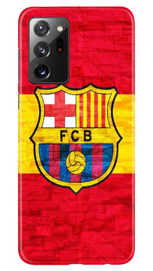 FCB Football Mobile Back Case for Samsung Galaxy Note 20  (Design - 174)